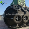 Floatable pneumatic rubber fender for ship and dock